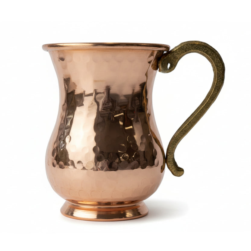 Handmade Solid Copper "Ayla" Cup (Masrapa)