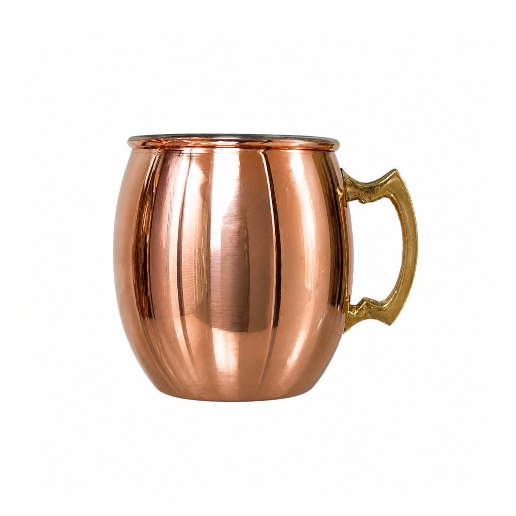 Handmade Solid Copper "Drum" Cup