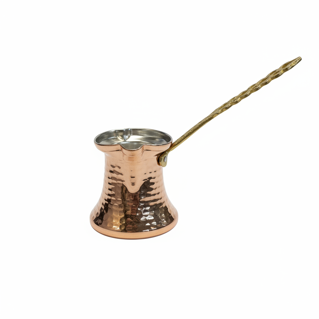 Copper Turkish Coffee Pot for 2 Cups