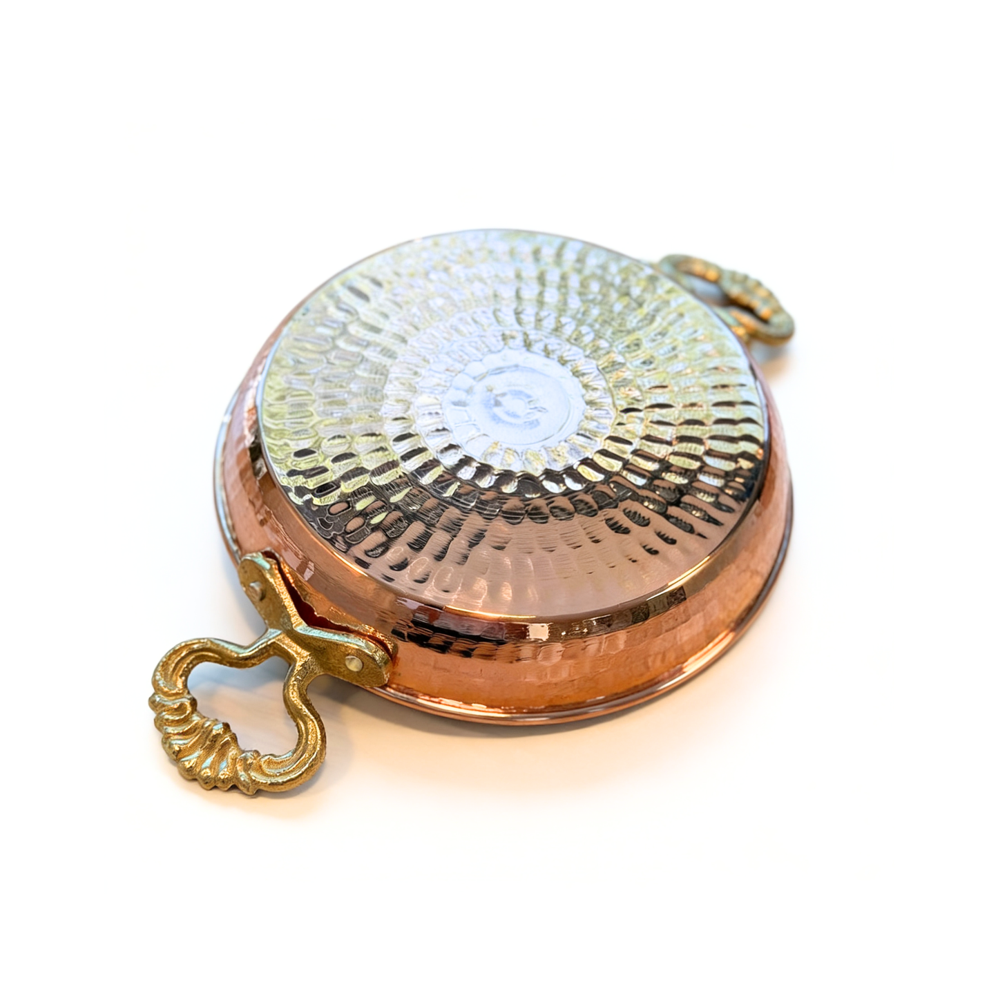 Solid Copper Frying Pan – 18cm No:3