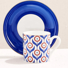 Evil Eye Blossom Porcelain Espresso Cup